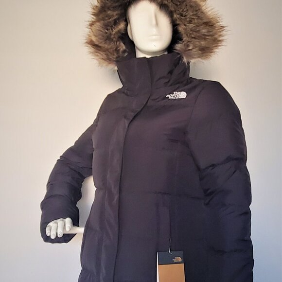 THE NORTH FACE WOMEN GOTHAM GOOSE DOWN PUFFER JACKET Black size M, XL - Picture 3 of 6